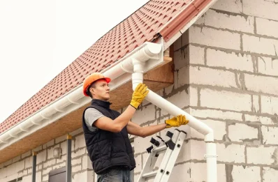 Pose et remplacement de gouttières à Sougraigne